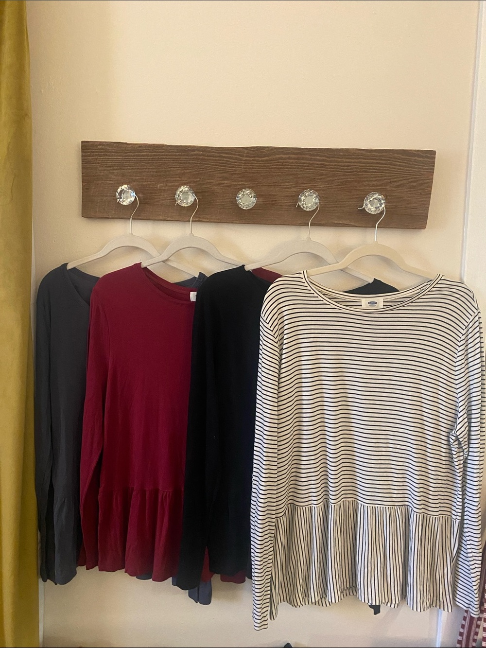 Old Navy Peplum Long-Sleeve Top Bundle